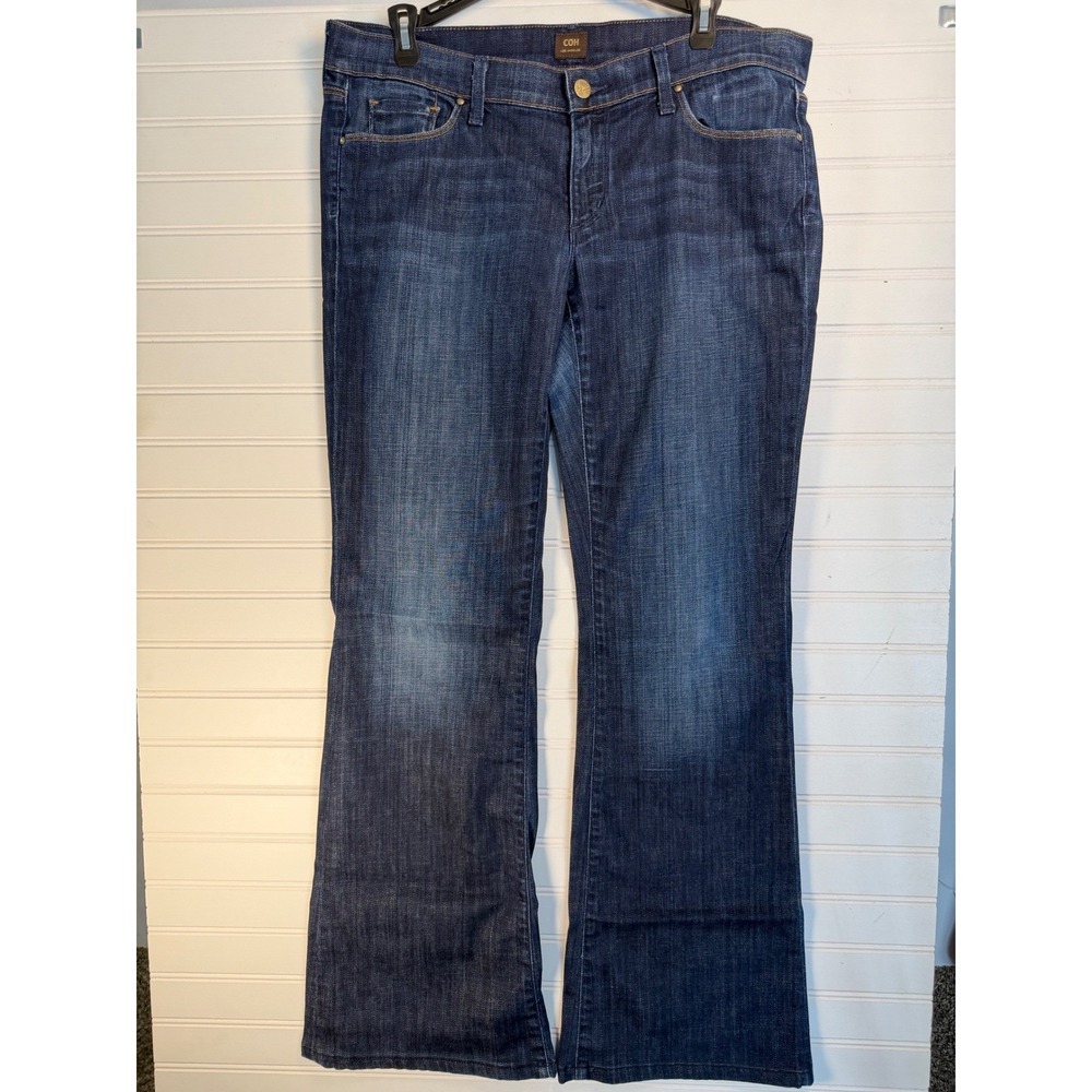 Citizens of Humanity Ingrid Low Waist Flare Jeans Womens 32x32 Dark Wash COH